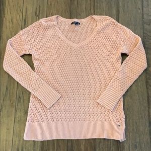 American Eagle Pink knit Sweater